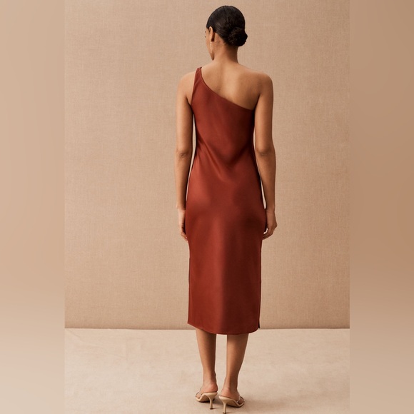 BHLDN Audrie One-Shoulder Midi Dress - Picture 2 of 5
